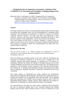 Changing the face of competency assessment: evaluation of the Certificate IV in Assessment and Workplace Training package in the mining industry