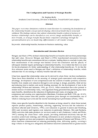 The configuration and function of strategic benefits
