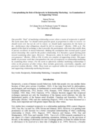 Conceptualising the role of reciprocity in relationship marketing: an examination of its supporting virtues