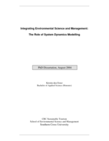 Integrating environmental science and management: the role of system dynamics modelling