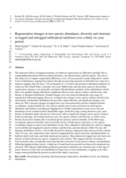 Regeneration changes in tree species abundance diversity and structure in logged and unlogged subtropical rainforest over a 36-year period