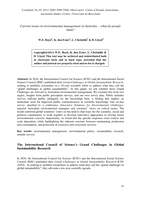 Current issues in environmental management in Australia: what do people think?