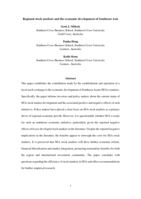 Regional stock markets and the economic development of Southeast Asia