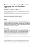 New development: towards a collaborative competency framework to enhance public value in university-industry collaboration