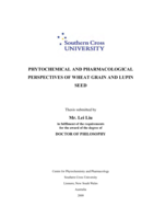 Phytochemical and pharmacological perspectives of wheat grain and lupin seed