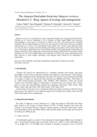 The Amazon flood plain forest tree Maquira coriacea (Karsten) C.C. Berg: aspects of ecology and management