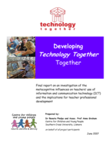Developing technology together, together: final report on an investigation of the metacognitive influences on teachers' use of ICT and the implications for teacher professional development. Lismore: Southern Cross University