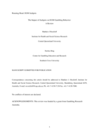 The impact of jackpots on EGM gambling behavior: a review