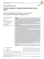 A realist evaluation of a regional Dementia Health Literacy Project