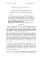 Indicator groups and faunal richness