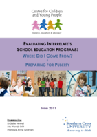 Evaluating Interrelate's School Education Programs: Where Did I Come From? and Preparing for Puberty