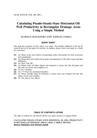 Calculating pseudo-steady-state horizontal oil well productivity in rectangular drainage areas using a simple method