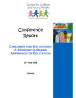 Children & behaviour: a strengths-based approach to education: conference report
