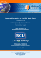 Housing affordability on the NSW North Coast: report to Bananacoast Community Credit Union