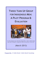 Tweed yarn up group for indigenous men: a pilot program & evaluation