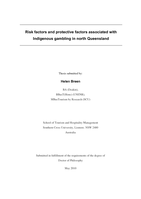 Risk factors and protective factors associated with Indigenous gambling in North Queensland