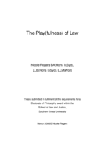 The play(fulness) of law