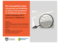 The Islamophobic index: constructing and validating an index for the evaluation of anti-Muslim discourses