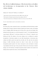 Artificial drainage of floodwaters from sulfidic backswamps: effects on deoxygenation in an Australian estuary