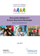 Evaluating Interrelate's School Education Programs: Kids ConneXions