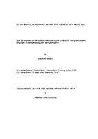 Living roots, rebuilding trunks and forming new branches: how has exposure to the Western Education system influenced Aboriginal identity for people in the Bundjalung and Yirrkala region