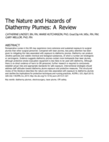 The nature and hazards of diathermy plumes: a review