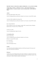 Risk factors for gambling problems: an analysis by gender