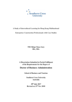 A study of intercultural learning for Hong Kong multinational enterprises construction professionals with case studies