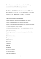 How well do patients understand written instructions?: health literacy assessment in rural and urban rheumatology outpatients