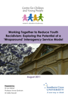 Working together to reduce youth recidivism: exploring the potential of a 'Wraparound' Interagency Service Model