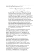 Public sector contracting: an Australian study of changing work conditions