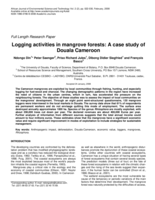 Logging activities in mangrove forests: a case study of Douala Cameroon