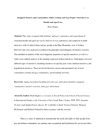 Imagined futures and communities: older lesbian and gay people’s narratives on health and aged care