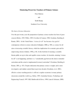 Mentoring preservice teachers of primary science