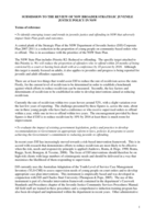 Submission to NSW juvenile justice policy review