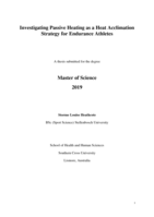Investigating passive heating as a heat acclimation strategy for endurance athletes