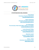 Storymaking belonging