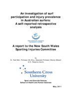 An investigation of surf participation and injury prevalence in Australian surfers: a self-reported retrospective analysis