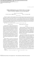 Three dimensional quantification of ‘still’ point during normal facial movement