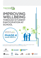 Improving wellbeing through student participation at school. Phase 4, Survey results: summary of research findings