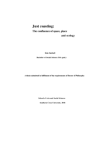 Just coasting : the confluence of space, place and ecology