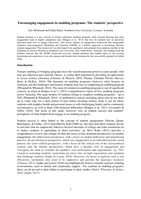 Encouraging engagement in enabling programs: the students  perspective