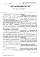 Genetic variation amongst and within the native provenances of Pinus radiata D. don in South-eastern Australia: 2. Wood density and stiffness to age 26 years