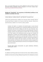Battling the “headwinds”: the experiences of minoritised academics in the neoliberal Australian university