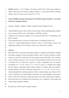 Large variability in organic carbon and CaCO3 burial in seagrass meadows: a case study from three Australian estuaries
