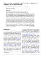 Masker location uncertainty reveals evidence for suppression of maskers in two-talker contexts