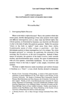 Law’s corpus delicti: The fantasmatic body of rights discourse