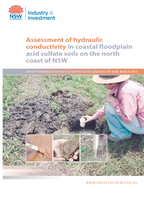 Assessment of hydraulic conductivity in coastal floodplain acid sulfate soils on the north coast of NSW