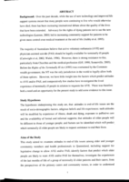 Factors impacting on the lives of terminally ill older people, and requests for euthanasia