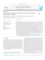 A naturalistic study of herbal medicine for self-reported depression and/or anxiety a protocol